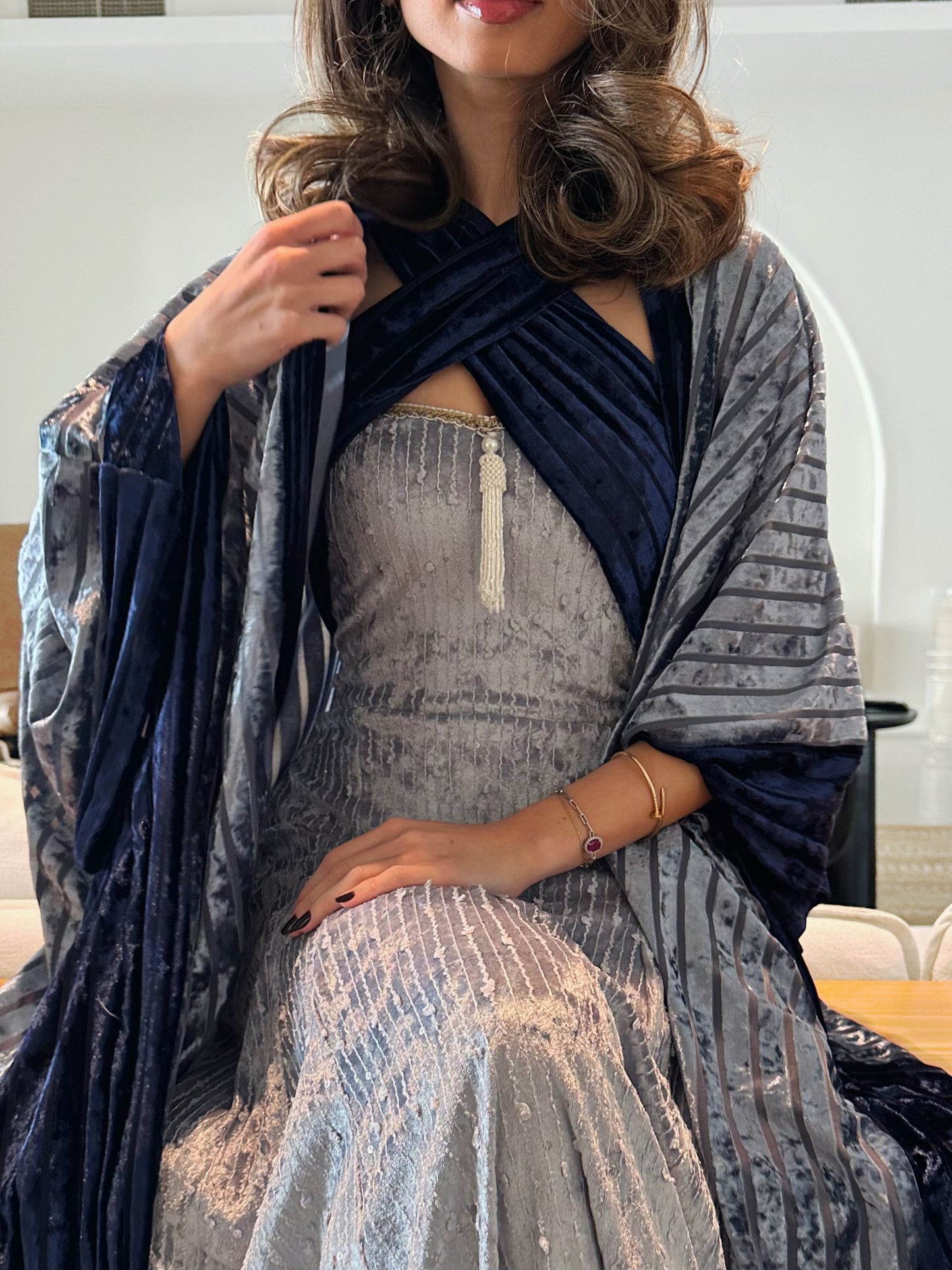 rana set in velvet blue